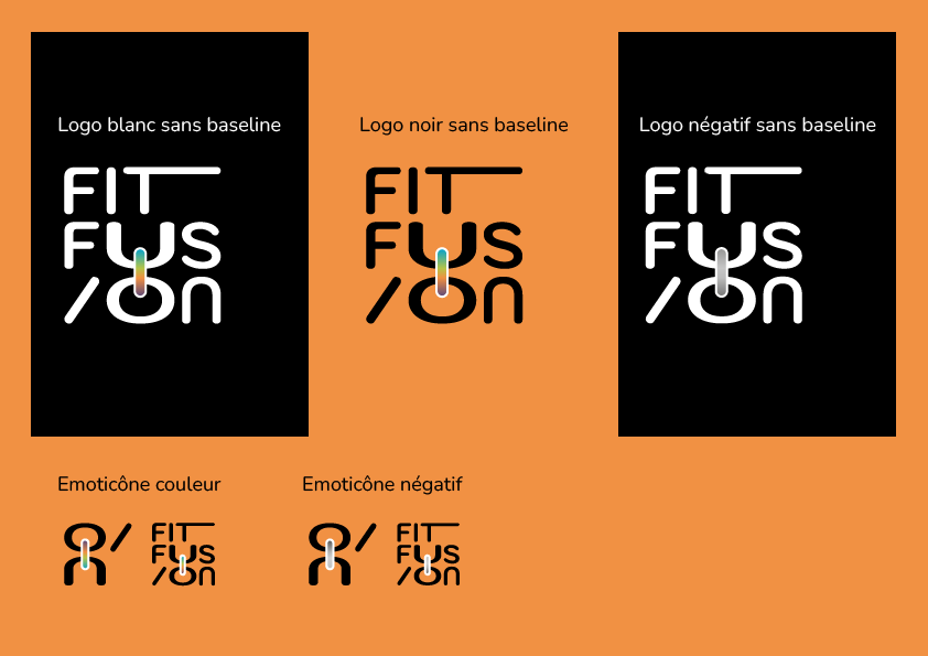 Déclinaisons logo FitFusion 1