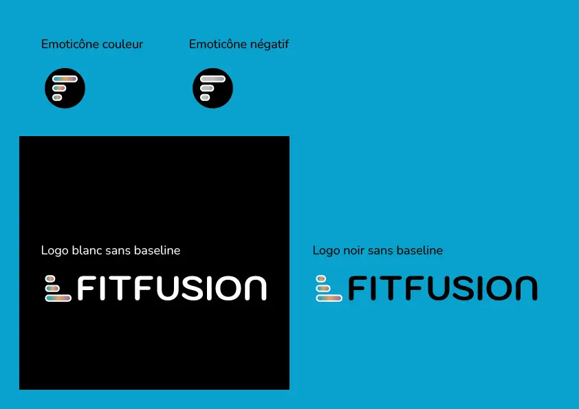 Déclinaisons logo FitFusion 2