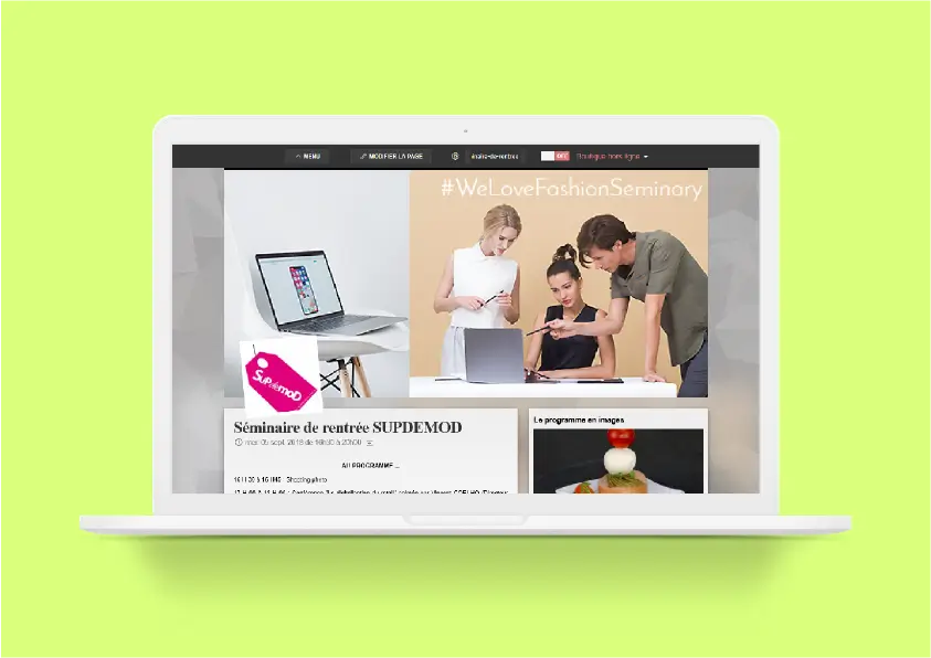 Billetterie en ligne séminaire de rentrée Supdemod