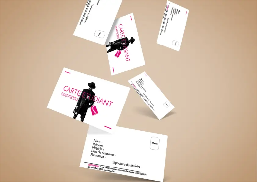 Carte étudiante SupdeMod
